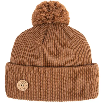 VAI-KO Timberjack Pom Beanie - Coffee Brown - Unisex - OneSize - Partioaitta, kuva 1 / 1