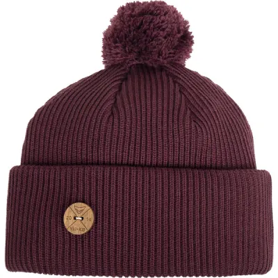 VAI-KO Timberjack Pom Beanie - Syrah - Unisex - OneSize - Partioaitta, kuva 1 / 1