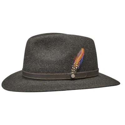 Stetson Traveller Woolfelt Mix - Black Mix - Unisex - XL - Partioaitta, kuva 1 / 1