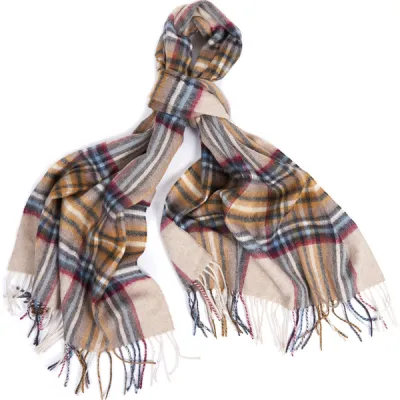 Barbour Lonnen Check Wrap - Natural/grey - Naiset - OneSize - Partioaitta, kuva 1 / 1