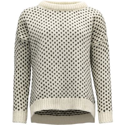 Devold Nordsjø Womans Split Seam Sweater - Offwhite - Naiset - L - Partioaitta | Alk. 160,30 €
