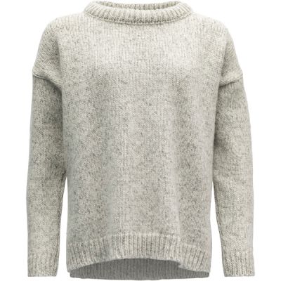 Devold Nansen Wool Sweater Wmn - Greymelange - Naiset - S - Partioaitta | Alk. 229,00 €
