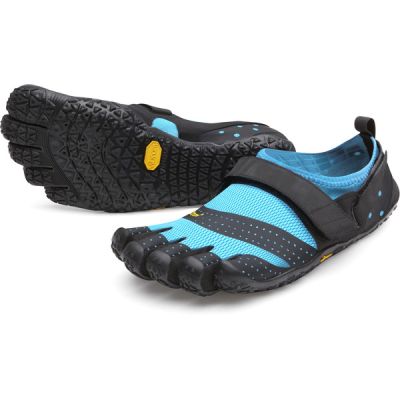 FiveFingers V-aqua W - Black/light Blue - Naiset - 39 - Partioaitta - Paljasjalkakengät | Alk. 79,95 €