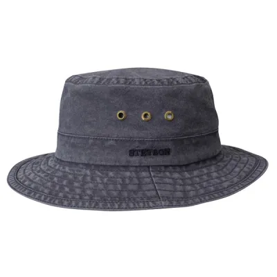 Stetson Bucket Delave Organic Cotton - Blue - Unisex - XL - Partioaitta, kuva 1 / 1