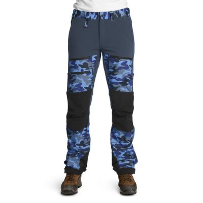 Is Not Enough Athena Trekking Pro Pants - Blue Horizon Camouflage - Naiset - XS - Partioaitta | Alk. 50,00 €