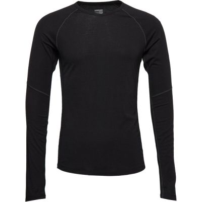 Icebreaker Mens 150 Zone Ls Crewe - Black - Miehet - XL - Partioaitta
