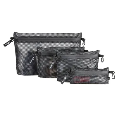 FRILUFTS Utility Bag Set - Black Mesh - OneSize - Partioaitta