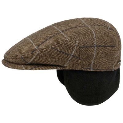 Stetson Kent Wool Ef - Brown Herringbone - Unisex - 59 - Partioaitta
