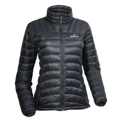 Kevytuntuvatakki Warmpeace Swing Lady Jacket - Black - Naiset - S - Partioaitta