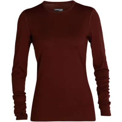Icebreaker W Merino 200 Oasis Ls Crewe - Espresso - Naiset - M - Partioaitta, kuva 1 / 1