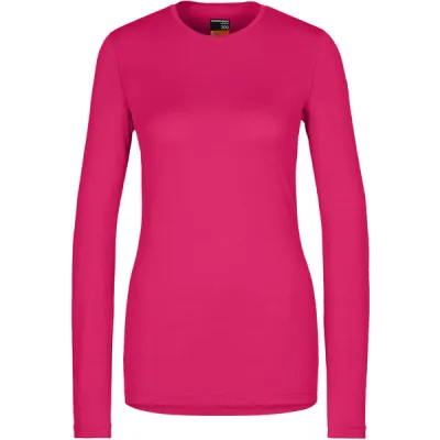 Icebreaker W Merino 200 Oasis Ls Crewe - Electron Pink - Naiset - XL - Partioaitta, kuva 1 / 1
