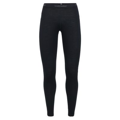 Icebreaker W Merino 200 Oasis Leggings - Black - Naiset - L - Partioaitta
