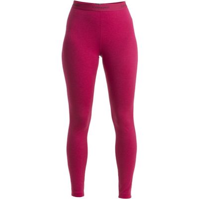 Icebreaker W Merino 200 Oasis Leggings - Electron Pink - Naiset - L - Partioaitta