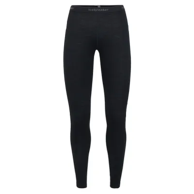 Icebreaker W Merino 200 Oasis Leggings - Black - Naiset - XS - Partioaitta