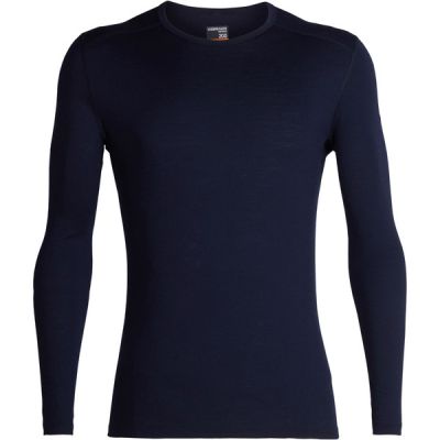 Icebreaker M Merino 200 Oasis Ls Crewe - Midnight Navy - Miehet - M - Partioaitta