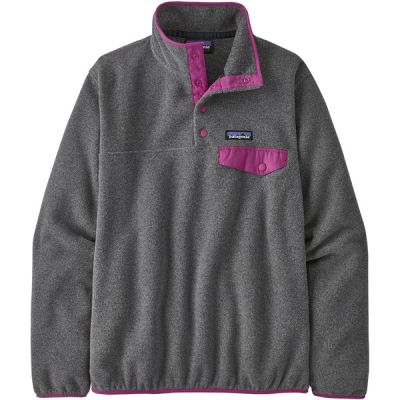 Patagonia W' S Lw Synch Snap-t P/o - Nickel W/amaranth Pink - Naiset - S - Partioaitta