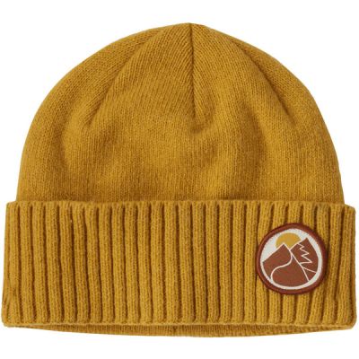 Patagonia Brodeo Beanie - Slow Going Patch: Cabin Gold - Unisex - OneSize - Partioaitta