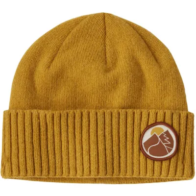 Patagonia Brodeo Beanie - Slow Going Patch: Cabin Gold - Unisex - OneSize - Partioaitta, kuva 1 / 1