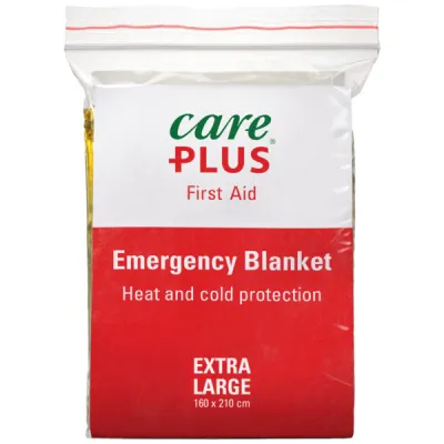 Care Plus Emergency Blanket 160x213cm - Gold/silver - OneSize - Partioaitta