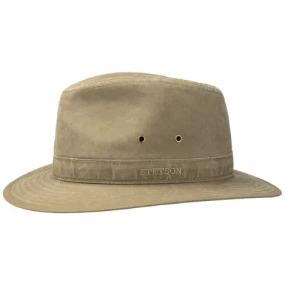 Stetson Traveller Delave Organic Cotton - Khaki - Unisex - M - Partioaitta, kuva 1 / 1