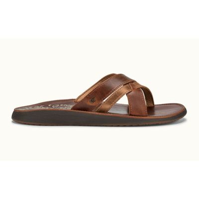 Olukai Paniolo Slide - Natural/nat - Naiset - US 10 - Partioaitta