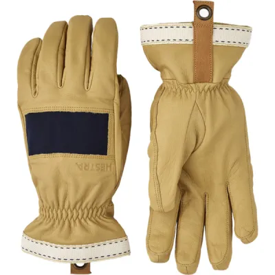 Hestra Njord - 5 Finger - Navy/natural Brown - Unisex - 8 - Partioaitta, kuva 1 / 1