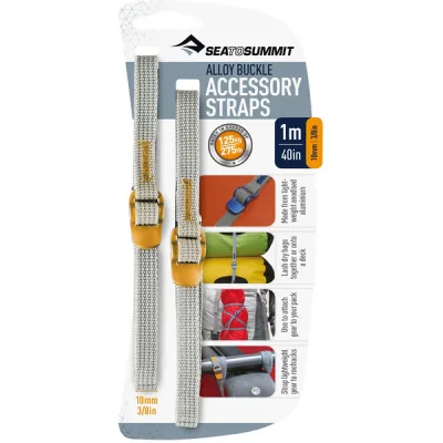 Sea to Summit Tie Down Accessory Straps 10mm 1m - Nocolor - OneSize - Partioaitta