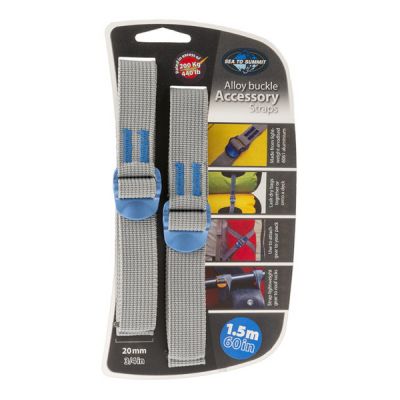 Sea to Summit Tie Down Accessory Straps 20mm 1.5m - Nocolor - OneSize - Partioaitta
