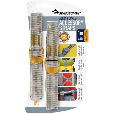 Sea to Summit Tie Down Accessory Straps 20mm 1m - Nocolor - OneSize - Partioaitta