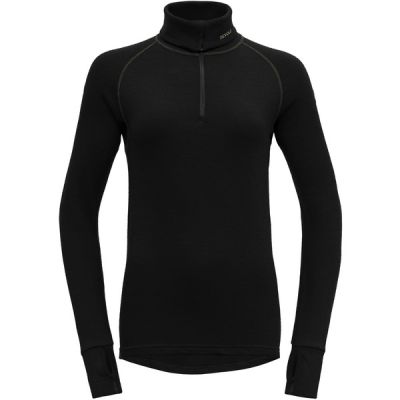 Devold Expedition Merino 235 Zip Neck Wmn - Black - Naiset - L - Partioaitta