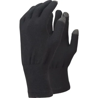 Trekmates Merino Touch Glove - Black - Unisex - S - Partioaitta