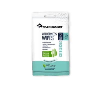 Sea to Summit WILDERNESS WIPES COMPACT - PACK OF 12 WIPES
