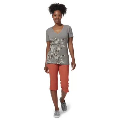 Royal Robbins LEAF MOTIF V-NECK S/S, kuva 1 / 1