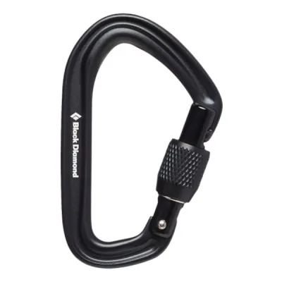 Black Diamond Hotforge Screwgate Carabiner Black, kuva 1 / 1
