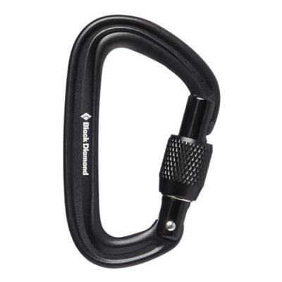 Black Diamond Liteforge ScrewgateCarabiner Black