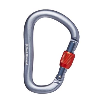 Black Diamond Rocklock Screwgate Carabiner Gray