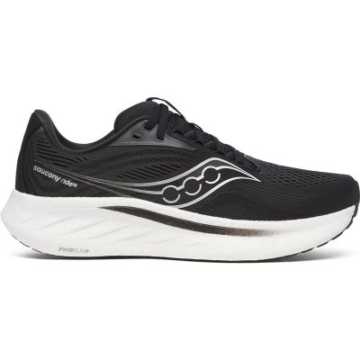 Saucony Ride 18 Wide Men Black/White