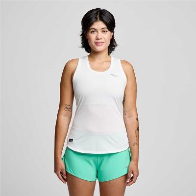 Saucony Sekuntikello Singlet White