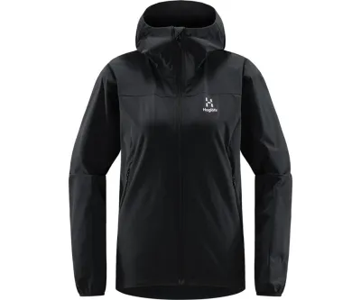 Haglöfs Move Softshell Hood Women True Black, kuva 1 / 1
