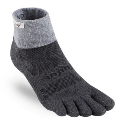 Injinji Trail Midweight Mini-Crew Granite