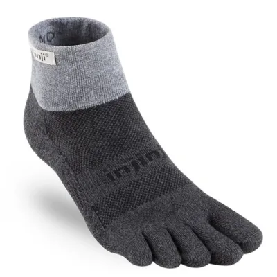 Injinji Trail Midweight Mini-Crew Granite