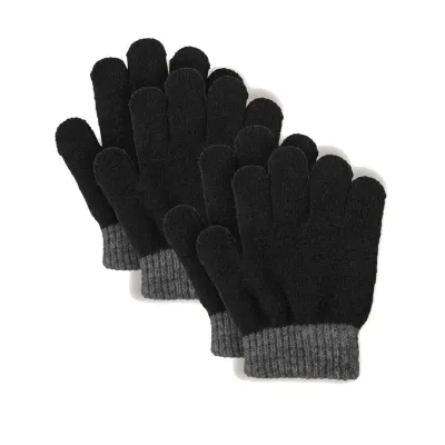 Lindberg Sundsvall Wool Glove, 2-P Black-Anthracite, kuva 1 / 1