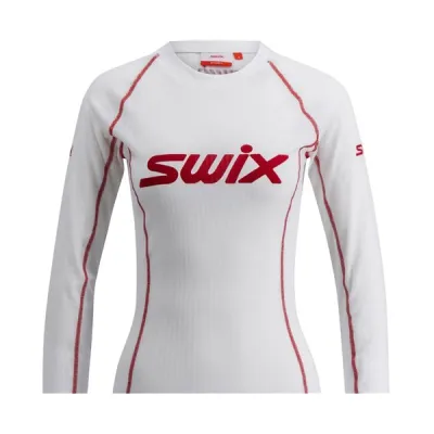 Swix Racex Classic Long Sleeve W Bright White/Swix Red, kuva 1 / 1
