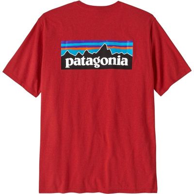 Patagonia M's P-6 Logo Responsibili-Tee Amanita Red