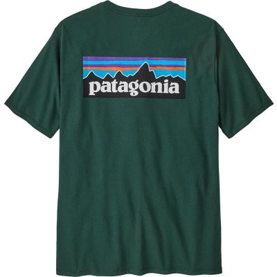 Patagonia M's P-6 Logo Responsibili-Tee Cascade Green