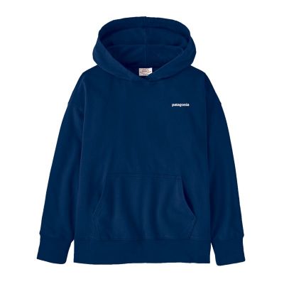 Patagonia K's Hoody Sweatshirt P-6 Logo: New Navy
