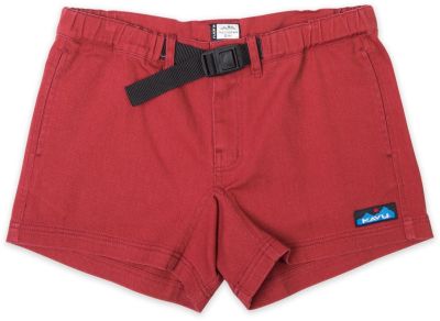 KAVU Patcho Shorts Women Red Rust