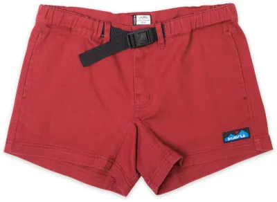 KAVU Patcho Shorts Women Red Rust