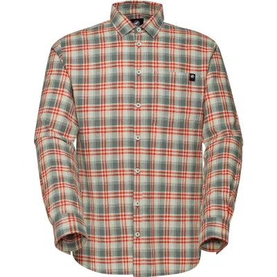 Mammut Trovat Summer Longsleeve Shirt Men Silver Sage/Mammut Red, kuva 1 / 1
