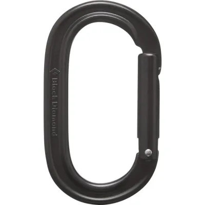 Black Diamond Oval Keylock Carabiner Black, kuva 1 / 1